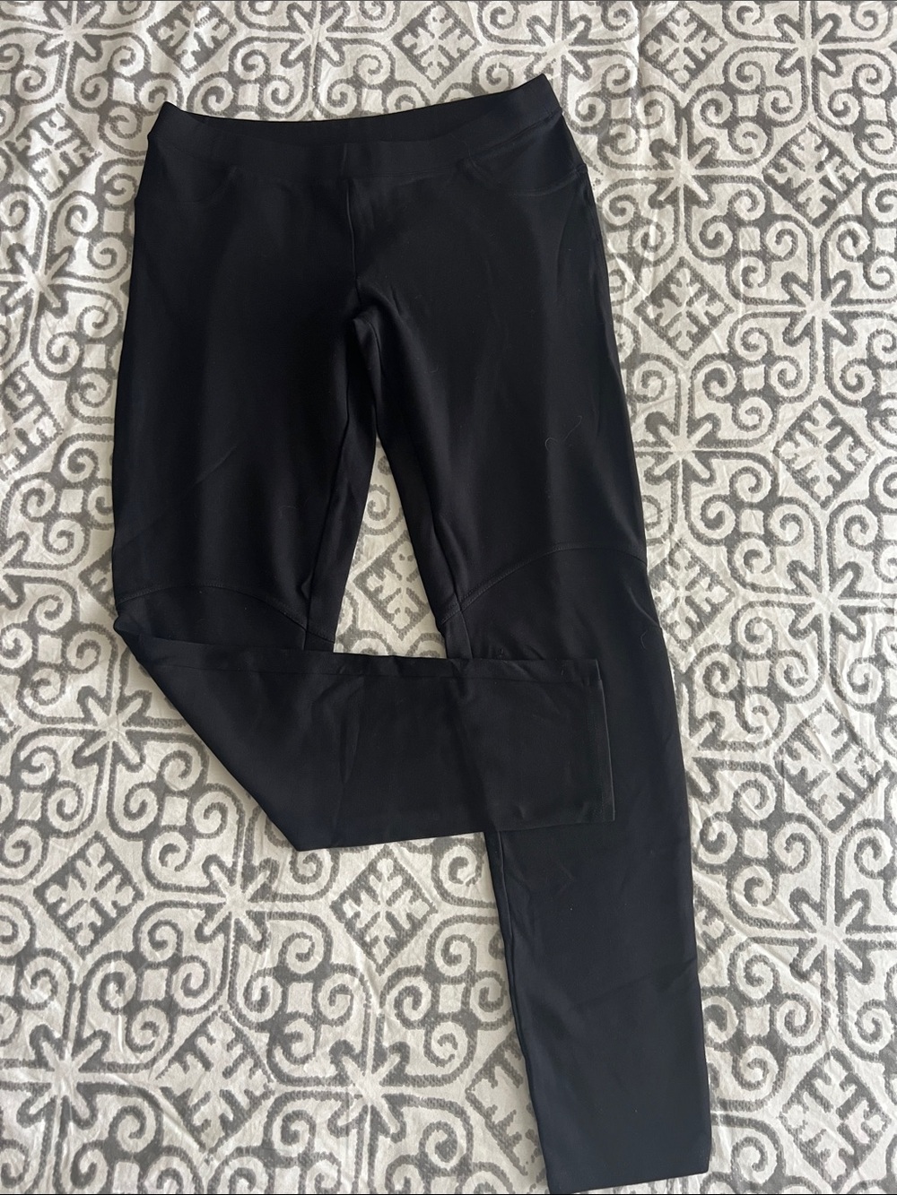 Zara Black High-Waist Leggings